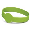 Maxi Silicone Bands - Embossed bright green